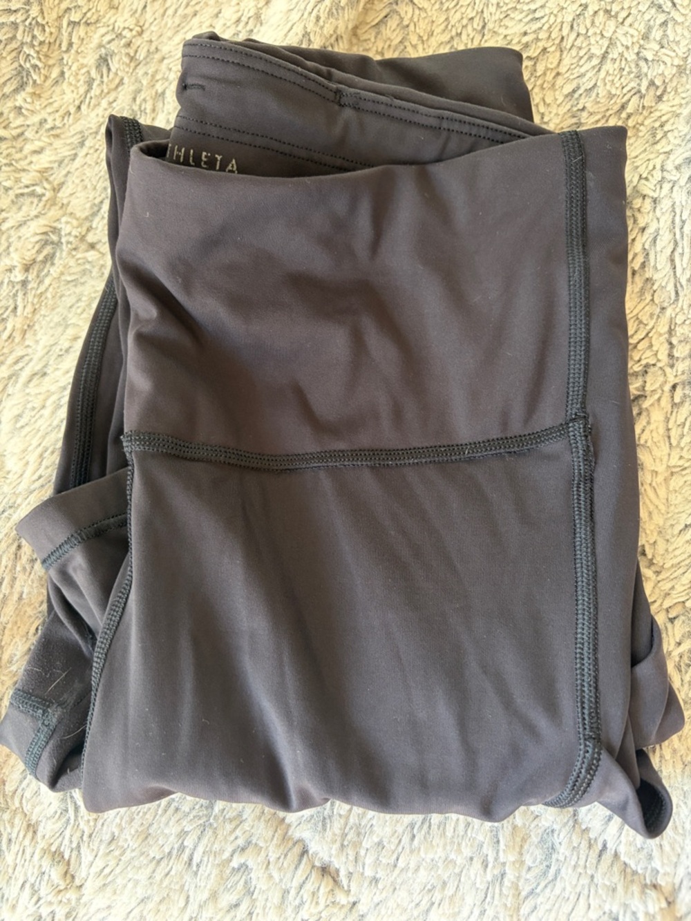 Athleta Black High-Rise Full-Length Leggings